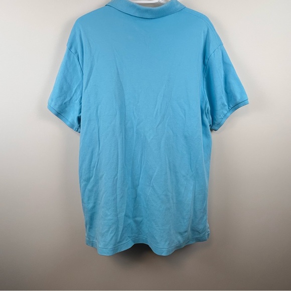 Polo Ralph Lauren Vintage Polo Shirt Y2K Size XL Mens light blue pink pony - Picture 2 of 8